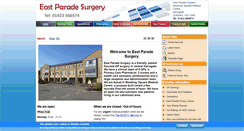 Desktop Screenshot of eastparadesurgery.co.uk